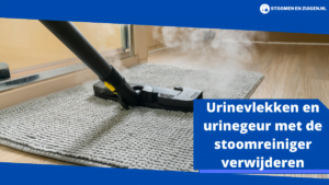 Urinevlekken en urinegeur met de stoomreiniger verwijderen
