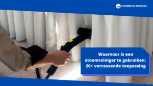 Waarvoor is een stoomreiniger te gebruiken 20+ verrassende toepassing